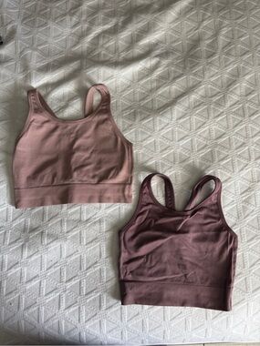 Women’s Seamless Scoop Neck Bralette - Dusty Rose & Mauve